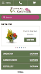 Mobile Screenshot of flowersofkingwood.com